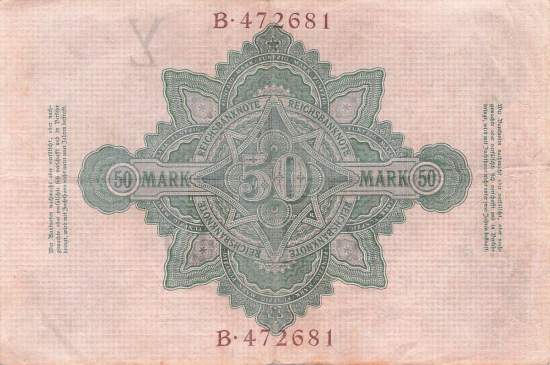 50 Mark 1906 Ro25a Y/B